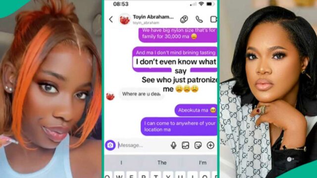 Leia o post de tendência como dama nigeriana exibe o bate -papo particular do WhatsApp com o brinquedo Abraham

