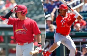 Lembre-se dessas chamadas em potencial durante os playoffs de beisebol de fantasia Nelson Rada no Bat no quinto turno durante um jogo de treinamento de primavera contra os Cleveland Guardians no Goodyear Ballpark em 4 de março de 2025, na Goodyear, Arizona.