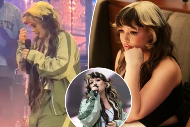 Lola Young diz que está 'indo embora por um tempo' depois de desmoronar no palco


