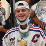 Long Island High School Hockey Jogador agora andando após a experiência de quase morte