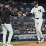 Aaron Boone tira Luke Weaver do jogo no nono turno da derrota de 11-1 dos Yankees para os Tigres em 10 de setembro de 2025.