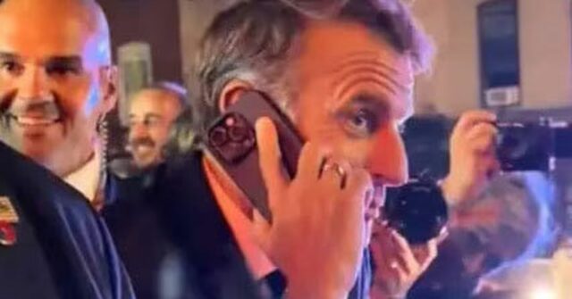 Macron ligou para o presidente dos EUA quando foi bloqueado por sua moto.