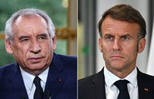 Macron suporta no cenário mundial como revolta sobre a dívida crescente da França coloca seu PM na beira Macron suporta no cenário mundial como revolta sobre a dívida crescente da França coloca seu PM na beira