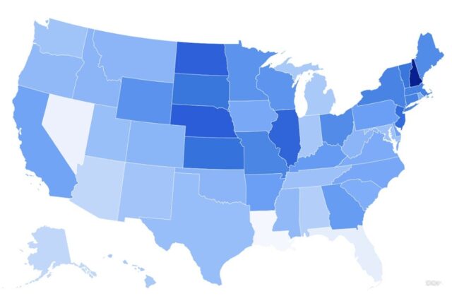 Mapa revela 10 estados ideais para educadores 2025 

