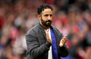 Celebridades masculinas da UTD diminuíram após a partida do jogador, ou então Ruben Amorim teve um ‘problema’ nas mãos Conor Gallagher tenta manter a bola em jogo para o Atlético de Madrid