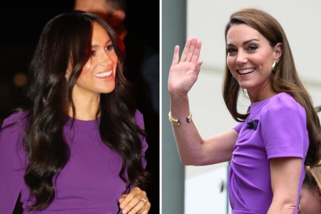 Meghan Markle e auras da princesa Kate contrastaram online 

