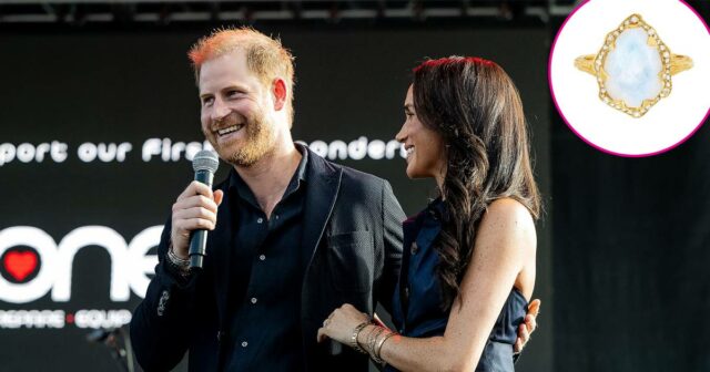 Meghan Markle usa anel queen com pedra trazendo boa sorte 4