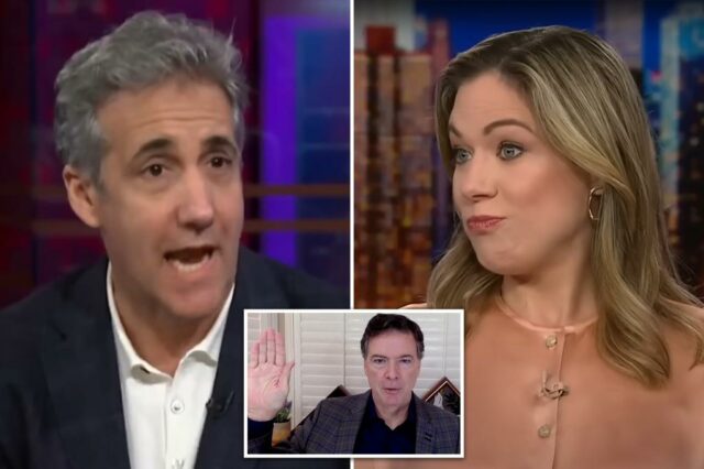 Michael Cohen chocou um painel da MSNBC no sábado, quando disse que acredita que o ex -diretor do FBI James Comey 
