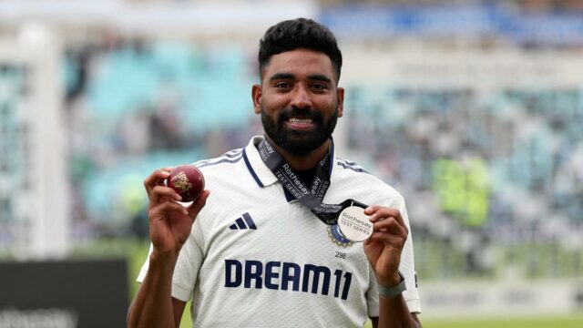Mohammed Siraj escolheu a honra do Gamer do mês da ICC para os heróicos oblongos 

