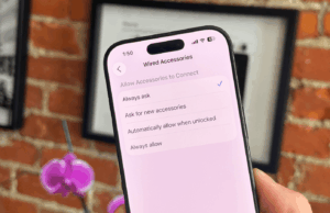 Mordida de segurança e segurança: A Apple foi entregue silenciosamente entre seus atributos de segurança e segurança mais sensatos até agora Acessórios com fio de privacidade de segurança do iPhone -Arin Security Bitt