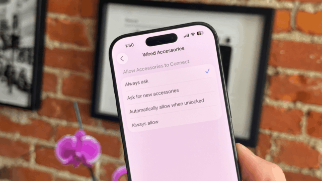 Acessórios com fio de privacidade de segurança do iPhone -Arin Security Bitt