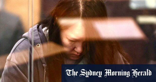Hakyung Lee fica na doca no Supremo Tribunal de Auckland na segunda -feira.