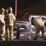 Mulher crítica, homem ferido em tiro, acidente em Melbourne