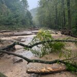 O desvio de Gatlinburg está fechado em 27 de setembro de 2025, depois que fortes chuvas causaram um grande deslizamento de terra. Enquanto isso, o governador Josh Stein declarou um estado de emergência na Carolina do Norte, enquanto o estado se prepara para possíveis chuvas e inundações.
