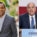 Raj Goyle, um democrata anunciando sua oferta pelo Controlador do Estado.