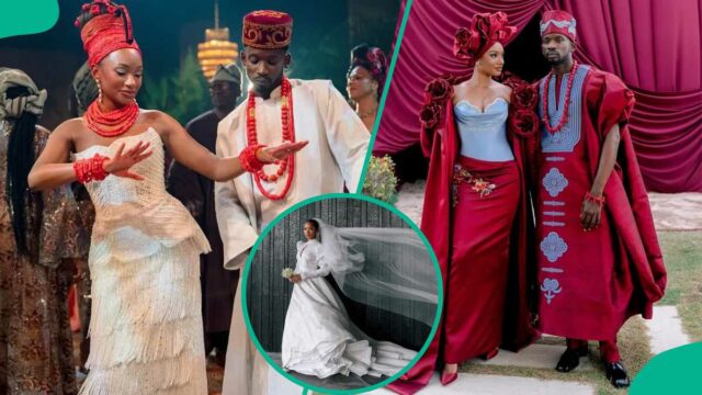 “Na pobre mulher, dey do feminismo”: Otedola aconselha Temi, Sr. Eazi sobre como fazer o casamento funcionar

