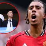 Senne Lammens em Manchester United Tracksuit no Stadium
