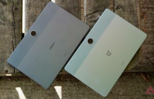 Não compre o Plano de Orçamento Incorreto Computador: OnePlus Pad Lite vs. Oppo Pad Se contrastado A parte de trás do OnePlus Pad Lite