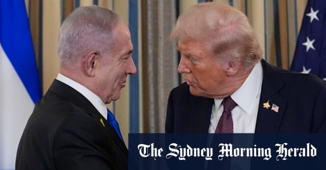 Netanyahu nos apoia o planejado para acabar com a guerra, sob a qual Trump governaria inicialmente Gaza

