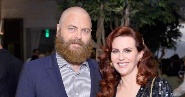 Nick Offerman pratos em seu casamento de 20 anos com Megan Mullally