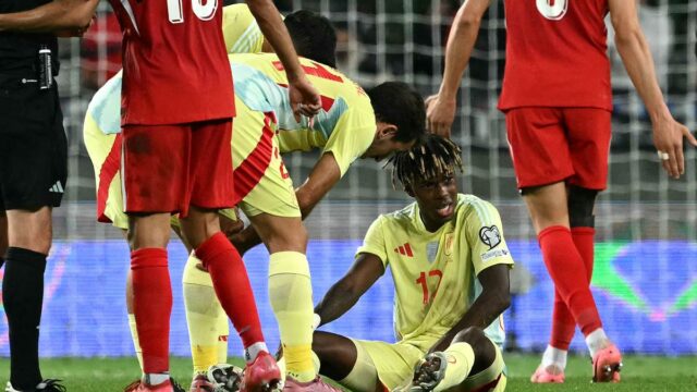 Nico Williams ferido antes da organização de campeões atléticos de Bilbao 

