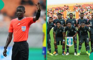 Nigéria vs África do Sul: a controvérsia do árbitro ameaça as esperanças da Copa do Mundo dos Super Eagles contra Bafana Bafana Nigéria vs África do Sul: a controvérsia do árbitro ameaça as esperanças da Copa do Mundo dos Super Eagles contra Bafana Bafana