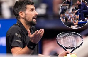 Novak Djokovic reclama de uma multidão aberta e barulhenta – mas o árbitro o fecha Novak Djokovic reclama de uma multidão aberta e barulhenta - mas o árbitro o fecha