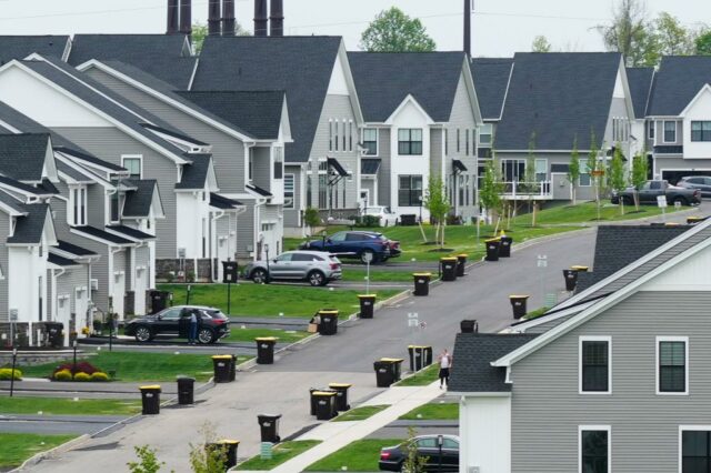 Desenvolvimento de novas casas em Eagleville, PA.