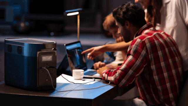 EF ECOFLOW Power Power Central Delta 2 Max, 2400W Gerador solar LFP, carga completa no gerador de 1 hora, 2048Wh Solar para backup doméstico (painel solar opcional)