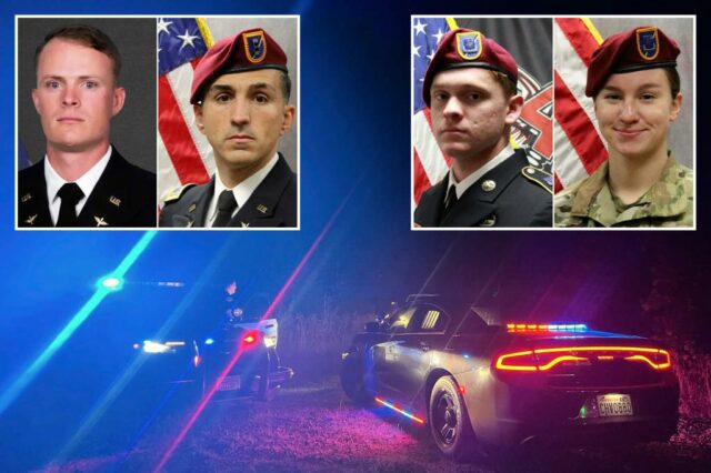 O Exército identifica os 4 soldados mortos no acidente de helicóptero Black Hawk perto de Washington Base

