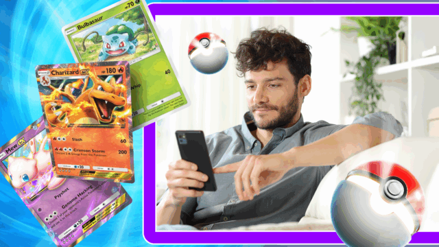 O Samsung Galaxy S25 executando o bolso Pokémon TCG.
