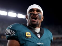 O SUM LIVE LIVE: Jalen machuca os arremessos pelo 2º TD para trazer águias, apesar de ter cowboys O SUM LIVE LIVE: Jalen machuca os arremessos pelo 2º TD para trazer águias, apesar de ter cowboys