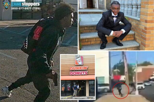 O adolescente de Queens acusado de assassinar menino, 13 anos, fora de Dunkin 'Donuts mantido sem fiança: o escritório de DA

