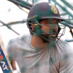 O capitão do Grupo Índia, Rohit Sharma, atinge as redes antes da coleção ODI versus australi