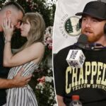 O comediante de Travis Kelce não espera convite de casamento porque Taylor Swift está "controlando" a lista de convidados