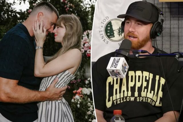 O comediante de Travis Kelce não espera convite de casamento porque Taylor Swift está "controlando" a lista de convidados

