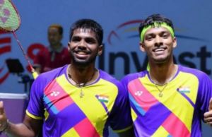 O conjunto de Satwik-Chirag da Índia entra na semifinal da ocasião de letreiro O conjunto de Satwik-Chirag da Índia entra na semifinal da ocasião de letreiro