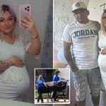 O detido do gelo disparou nas instalações de Dallas lutando pela vida como esposa que se preparou para dar à luz o quinto filho a qualquer dia
