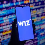 Wiz logo displayed on a smartphone