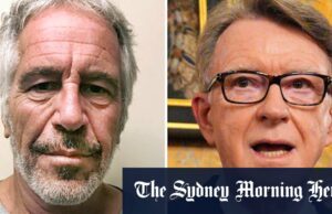 O escândalo de Epstein se derrama em Londres – e afirma um couro cabeludo superior O presidente dos EUA, Donald Trump e Peter Mandelson, no Salão Oval.