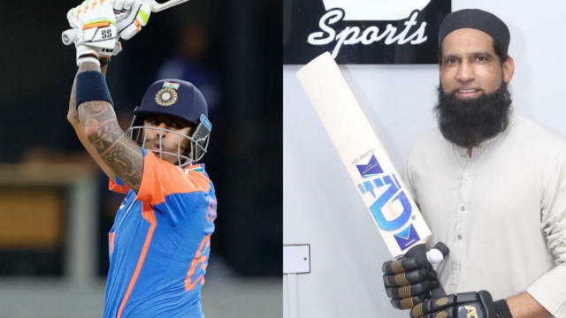 O ex-críquete do PAK Yousuf joga mal o uso em Suryakumar Yadav por causa do movimento pós-partida 

