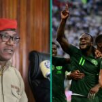 O ex-ministro dos esportes reage uma Nigéria que se perde em outra Copa do Mundo da FIFA