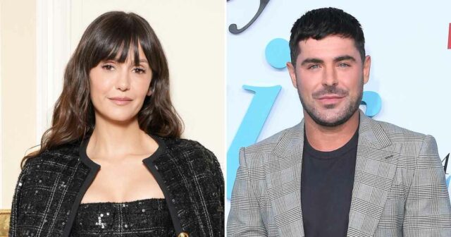 Nina Debrev fica flerta em um iate com Zac Efron depois de Shaun White Split