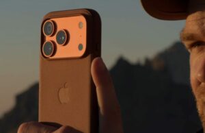 O fotógrafo profissional Austin Mann examina as câmeras eletrônicas do Apple iPhone 17 Pro Electronic O fotógrafo profissional Austin Mann examina as câmeras eletrônicas do Apple iPhone 17 Pro Electronic