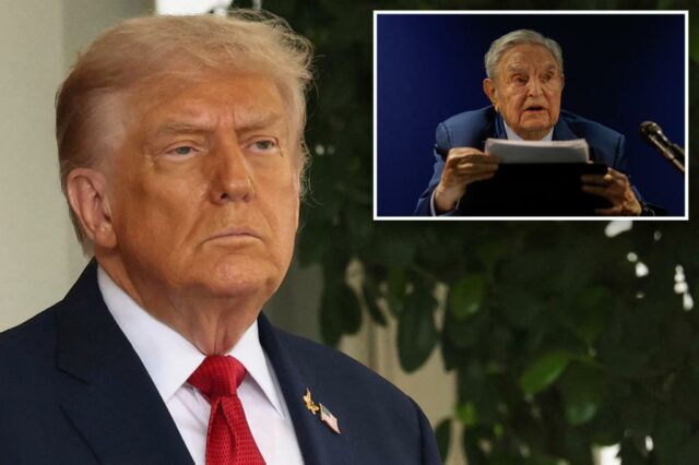 O funcionário do Departamento de Trump diz aos promotores para investigar o Grupo George Soros para potencial financiamento 'pró-terror': relatório

