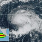 O furacão Gabrielle se forma em Atlantic, enquanto a tempestade tropical Narda emerge da costa do Pacífico