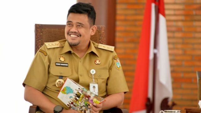 O governador de North Sumatra, Bobby Nasution, espera o apoio da pessoa da imprensa no programa PHTC 

