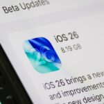 Captura de tela do iPhone mostrando o iOS 26