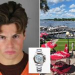 O jogador de futebol da faculdade D1 inicializou do time depois de supostamente passar a bolsa de grife, roupas de ponta e US $ 228 mil rolex do barco