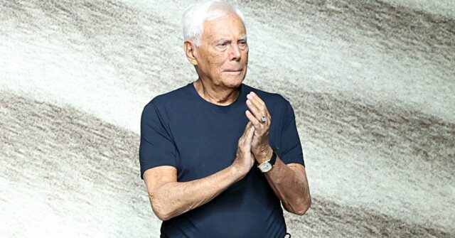 O lendário designer de moda Giorgio Armani morre aos 91

